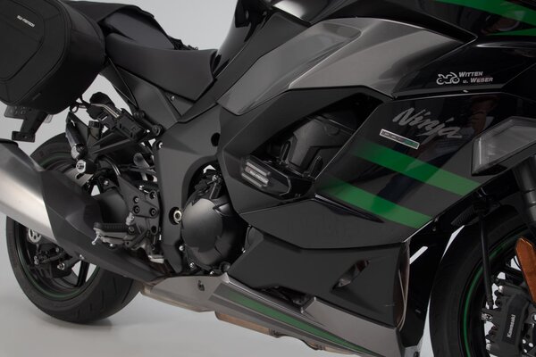 Sturzpad-Kit Schwarz. Kawasaki Ninja 1000SX (19-).