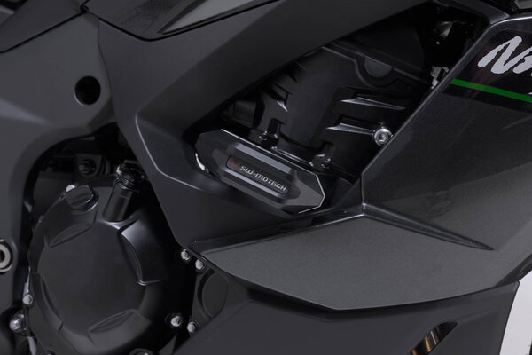 Sturzpad-Kit Schwarz. Kawasaki Ninja 1000SX, 1100 SX/SE.