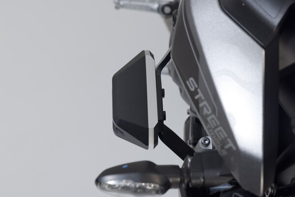 Frame slider kit Black. Triumph Street Triple (12-) / Rx (15-).