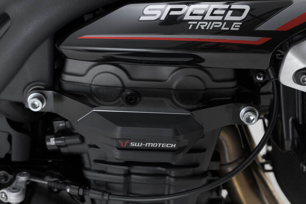 Kit de topes anticaidas Negro. Triumph Speed Triple 1200 RS (21-).