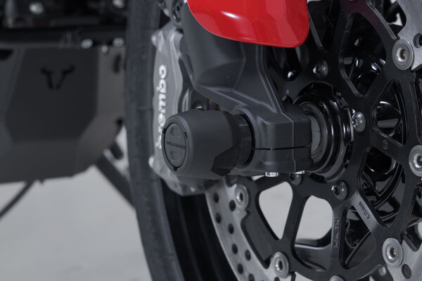 Slider set for front axle Black. Ducati Multistrada V2 / V2 S (24-).