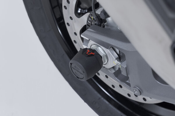 Roulettes de protection pour bras oscillant Noir. Multistrada V2/V2S (24-), DesertX (26-).