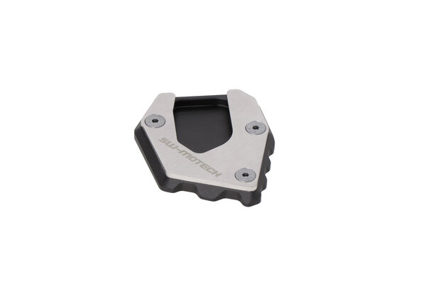 Base maggiorata per cavalletto laterale Nero/Argento. Voge DS625X (24-) / DS900X (23-).