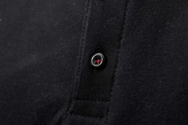 Polo Core Line. Nero. Da uomo. Taglia S.