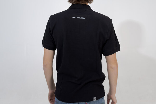 Polo Core Line. Nero. Da uomo. Taglia S.