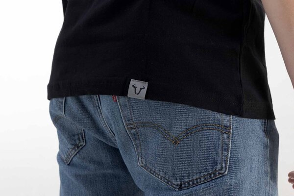 Polo Core Line. Nero. Da uomo. Taglia S.