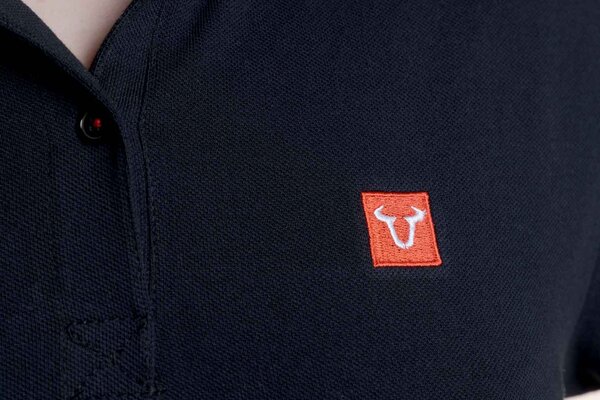 Polo Core Line. Nero. Donna. Taglia XL.