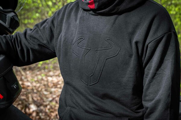 Hoodie - Black Edition Street Line. Schwarz. Unisex. Größe M.