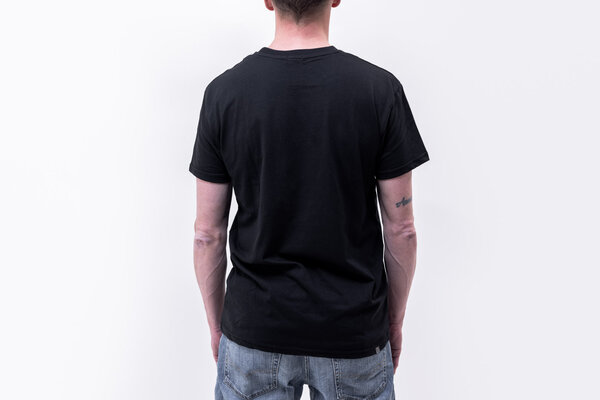 T-Shirt Herren - Black Edition Street Line. Schwarz. Herren. Größe M.