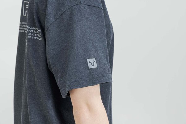 T-shirt unisexe – Riders Line Gris foncé. Optic Wash. Unisexe. Taille S.