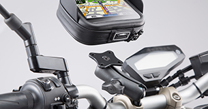 Bike-specific GPS mounts and GPS bags